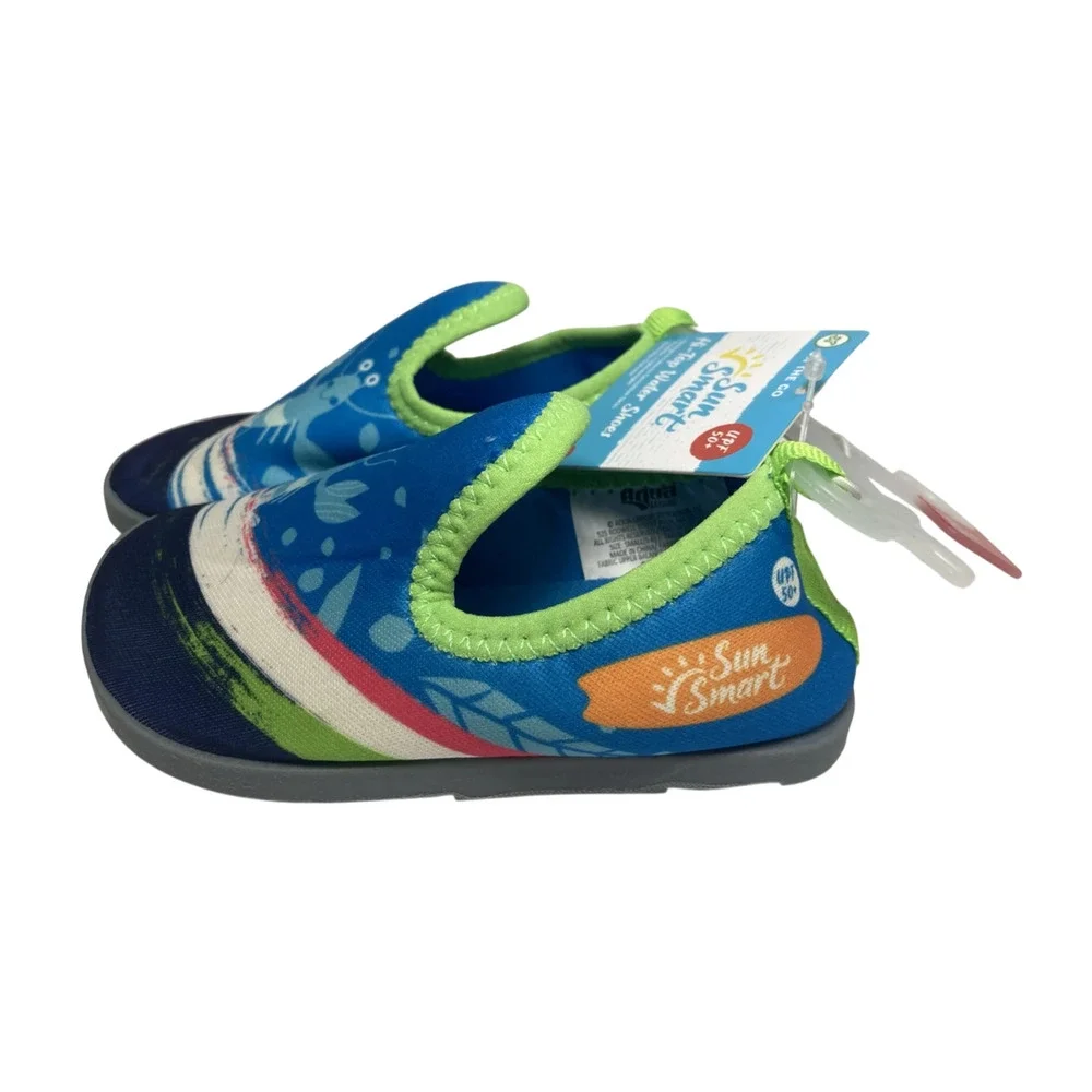 Sun Smart Hi-Top Kids Water Shoes Size: Medium 7-8 Lobster UPF 50+ New